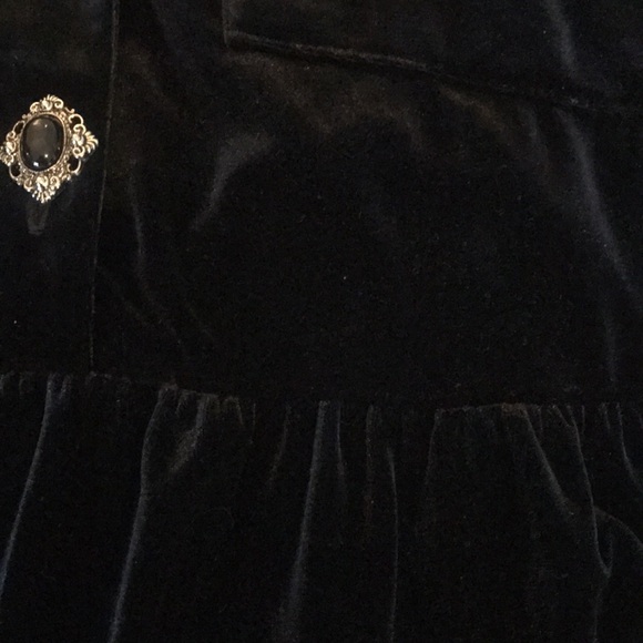 Maternite Black Velvet Size Small Adjustable Dress. - Picture 7 of 13